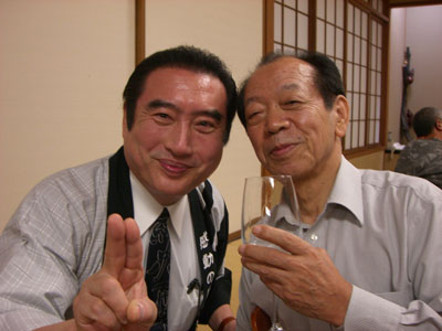 お隣の書道家さんとパチャリコ